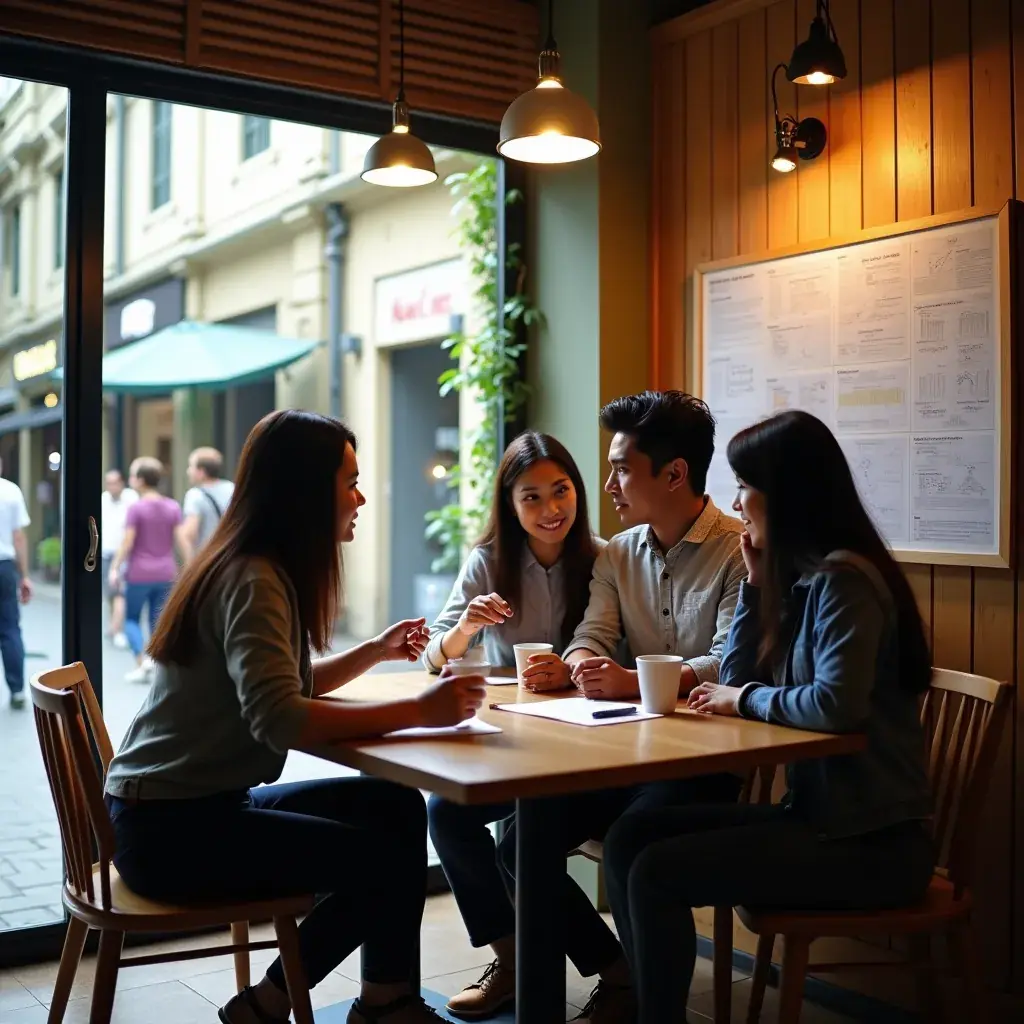 Professional team collaboration